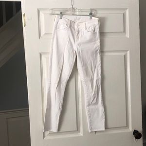 MOTHER Denim Skinny Ankle Jeans